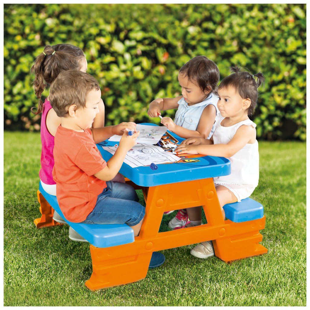 Dolu Hot Wheel Picnic Table Bleu Orange
