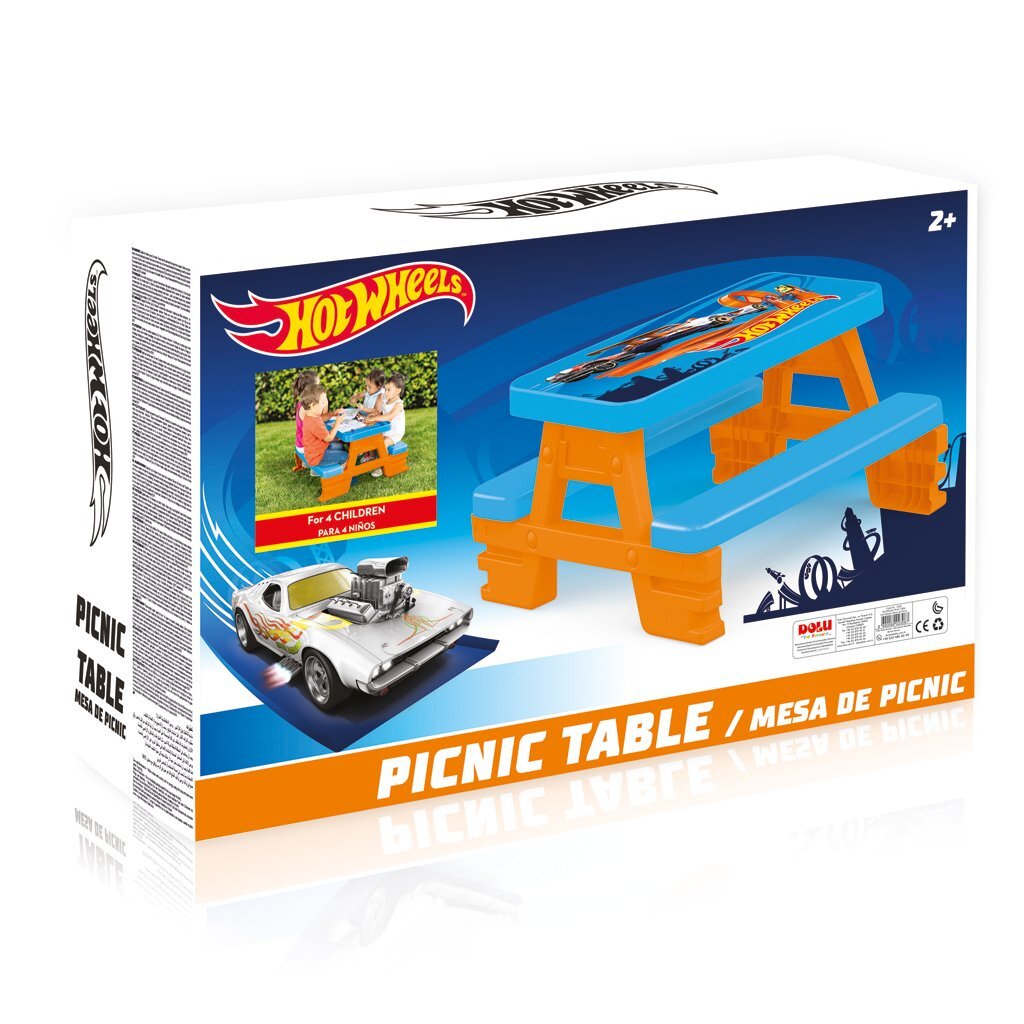 Dolu Hot Wheel Picnic Table Bleu Orange