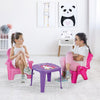 Dolu Dolu Unicorn Pink Table avec chaises