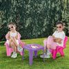 Dolu Dolu Unicorn Pink Table avec chaises