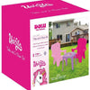 Dolu Dolu Unicorn Pink Table avec chaises