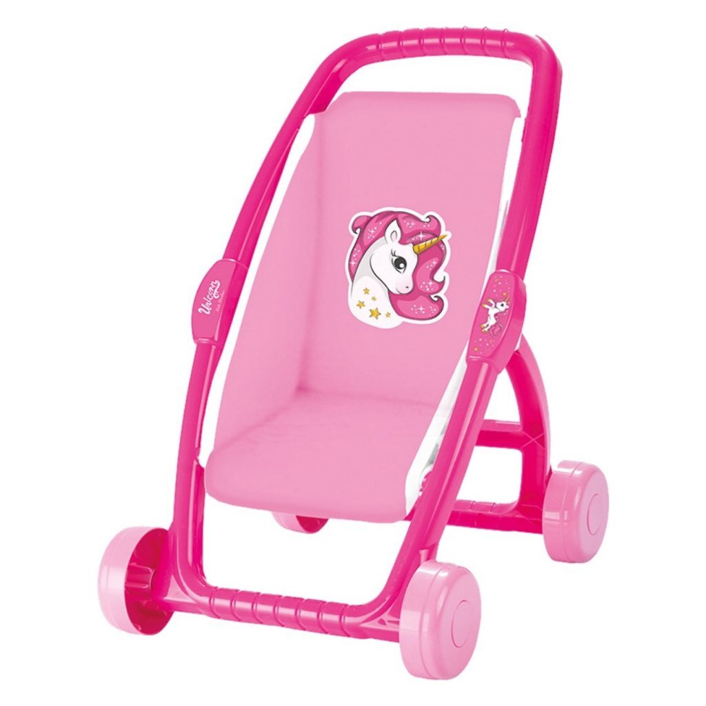 Poussette licorne Dolu dolu rose