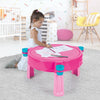 Table d'activité de la licorne Dolu rose