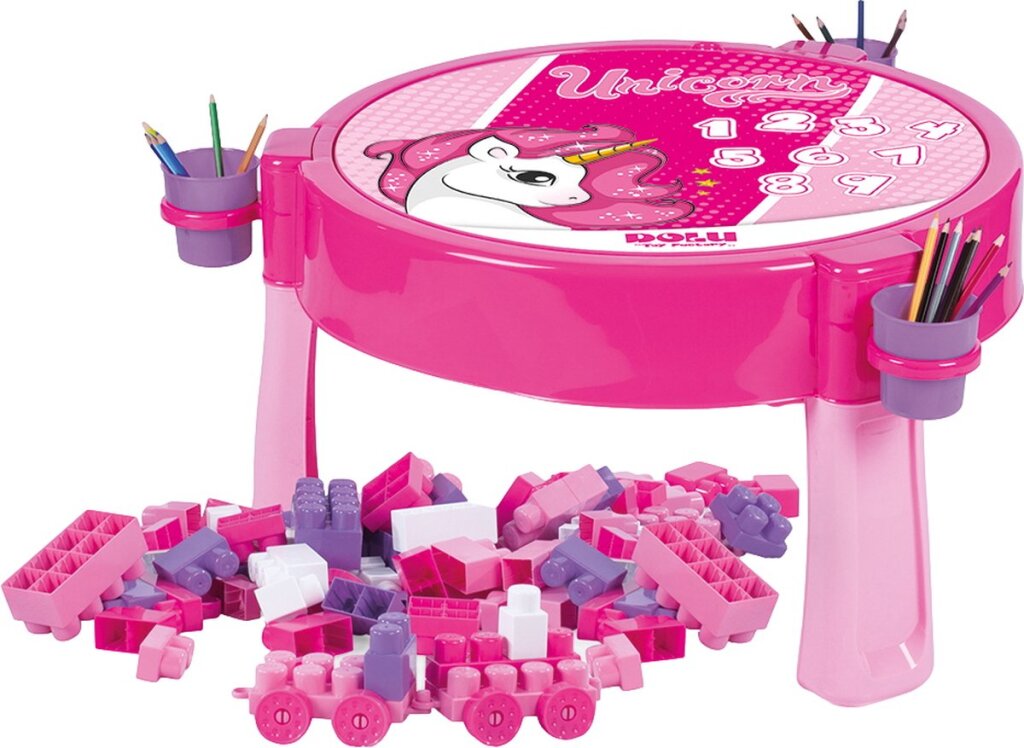 Table des activités de la licorne Dolu Dolu, y compris 100 blocs