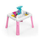 Dolu Sand-Water Table + Accessoires Rose blanc
