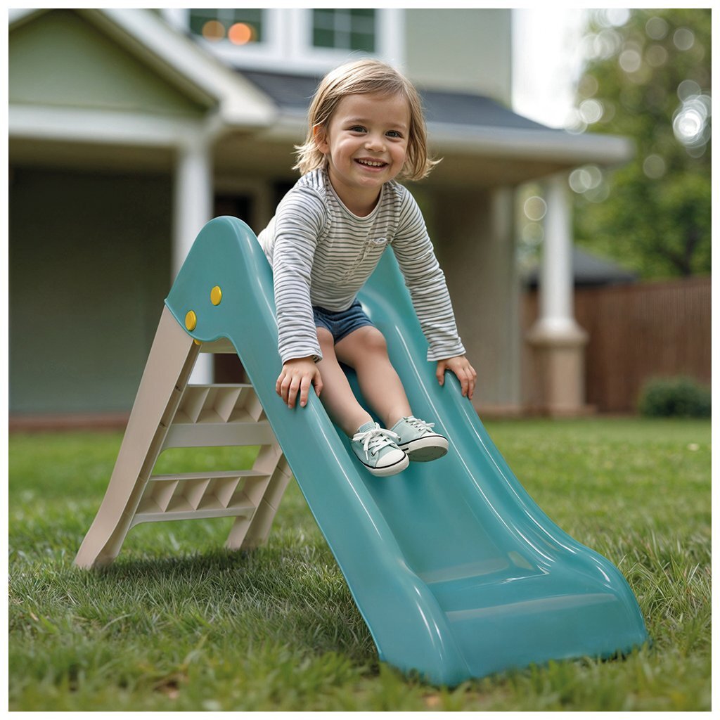Dolu Slide 70.5x117x48.5 cm vert blanc