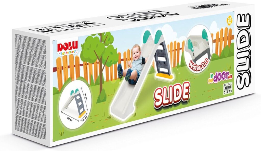 Dolu Dolu 2631 Ma première glissade blanche blanche jaune