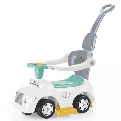 Dolu 3in1 Walking Car avec poignée + corne blanc bleu jaune gris jaune
