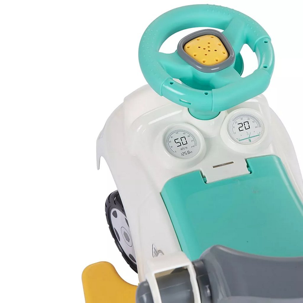 Dolu 3in1 Walking Car avec poignée + corne blanc bleu jaune gris jaune