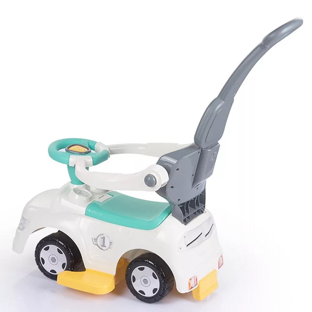 Dolu 3in1 Walking Car avec poignée + corne blanc bleu jaune gris jaune
