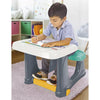 Dolu Dolu 2663 Bureau pour enfants 50x77x57 Blanc bleu gris