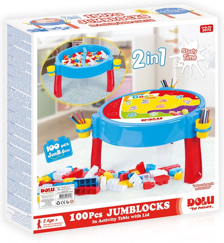 Table d’activités Dolu dolu comprenant 100 blocs