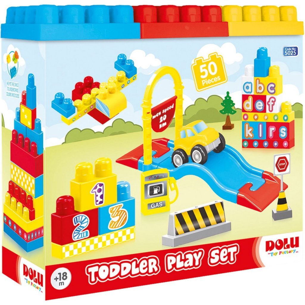 Dolu Dolu Blocks Play Set Lane 50 pièces