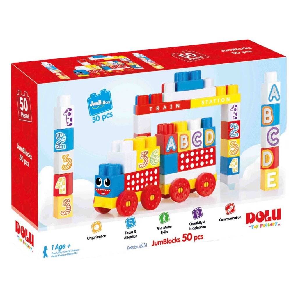 Dolu dolu train à blocs de 50 blocs