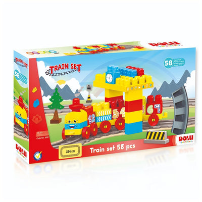 Dolu Dolu Block Train 58 pièces