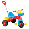 Dolu Dolu mon premier tricycle avec barre de poussée 90x45x84 cm jaune rouge