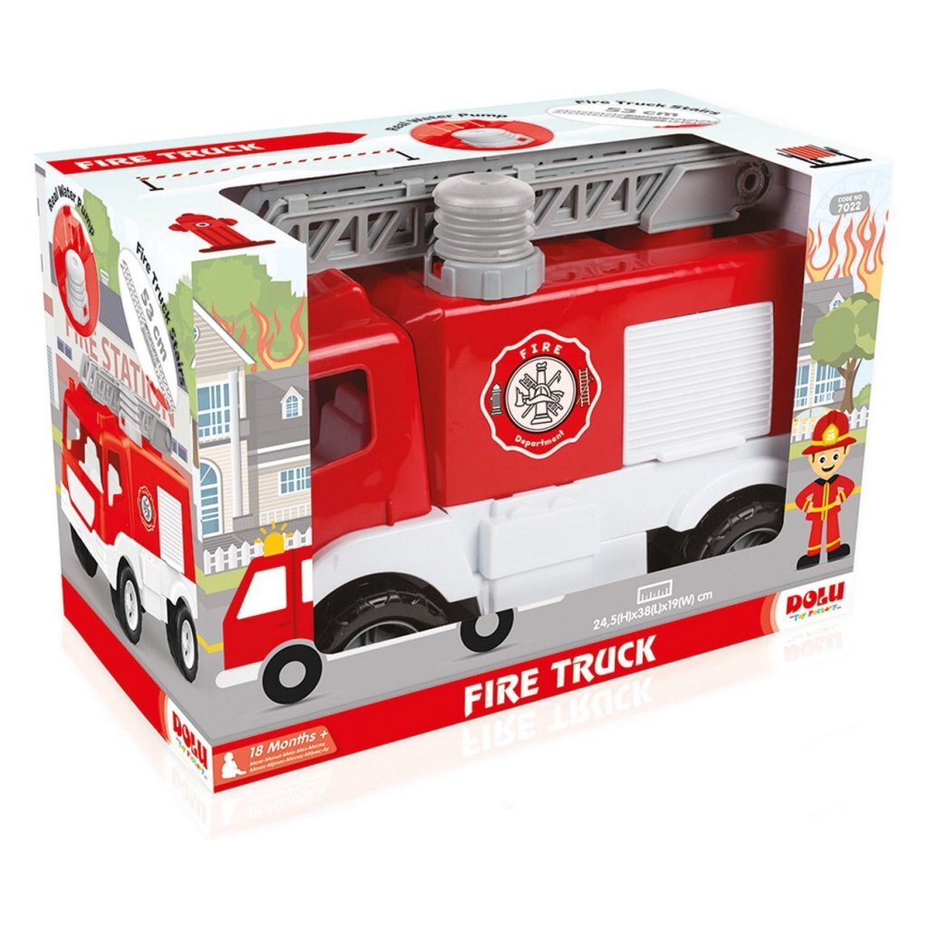 Camion de pompiers Dolu Dolu Rouge