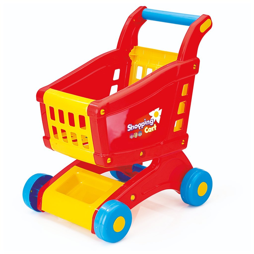 Dolu Dolu Shopping Cart 50x31x43 cm Bleu jaune rouge