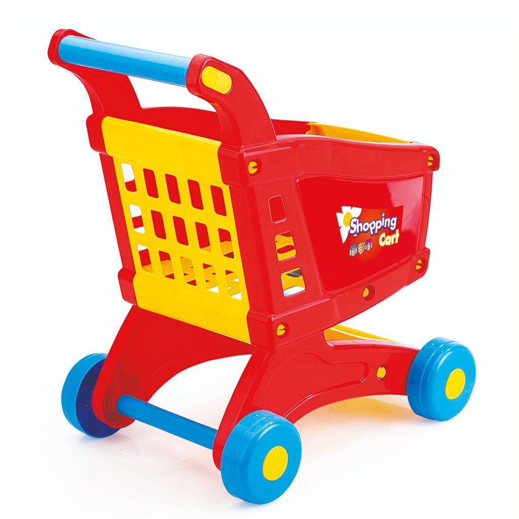 Dolu Dolu Shopping Cart 50x31x43 cm Bleu jaune rouge
