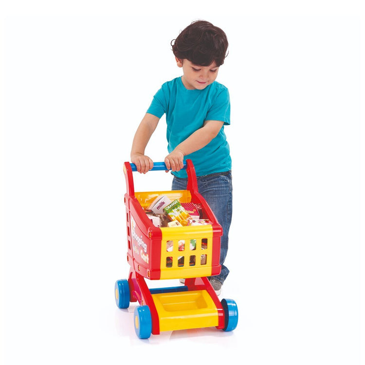 Dolu Dolu Shopping Cart 50x31x43 cm Bleu jaune rouge