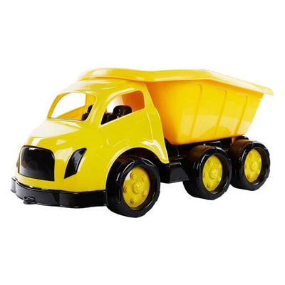 Camion de jouets de camion Dolu MAXI 69 cm Black jaune