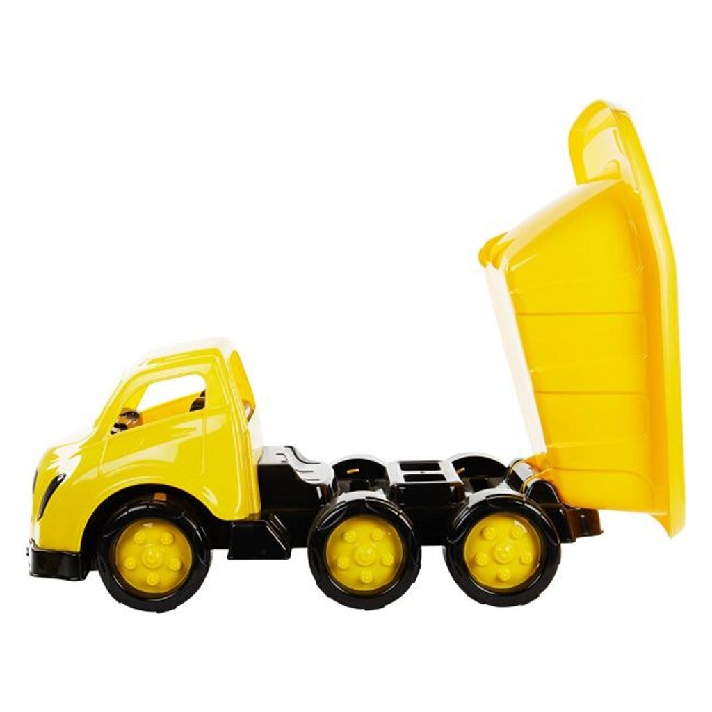 Camion de jouets de camion Dolu MAXI 69 cm Black jaune