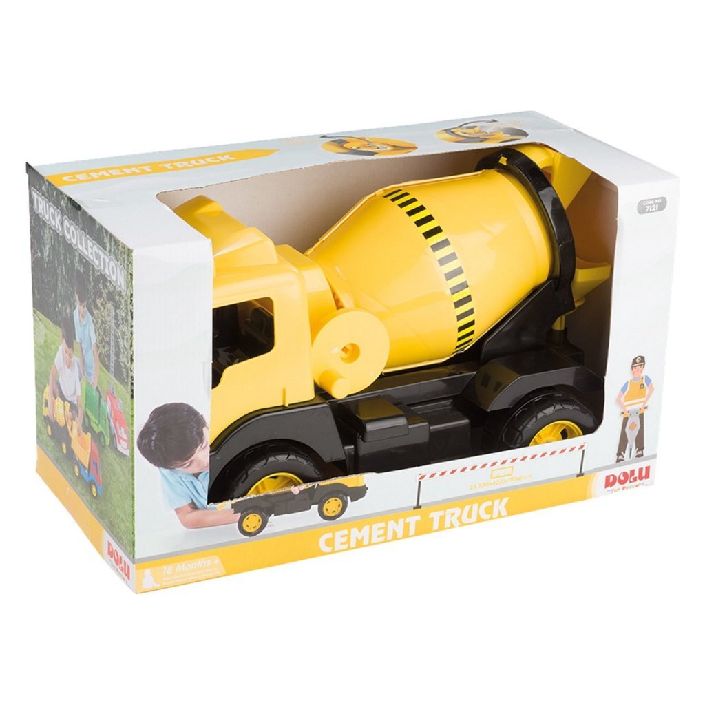 Dolu Dolu en béton mélangeur jaune noir