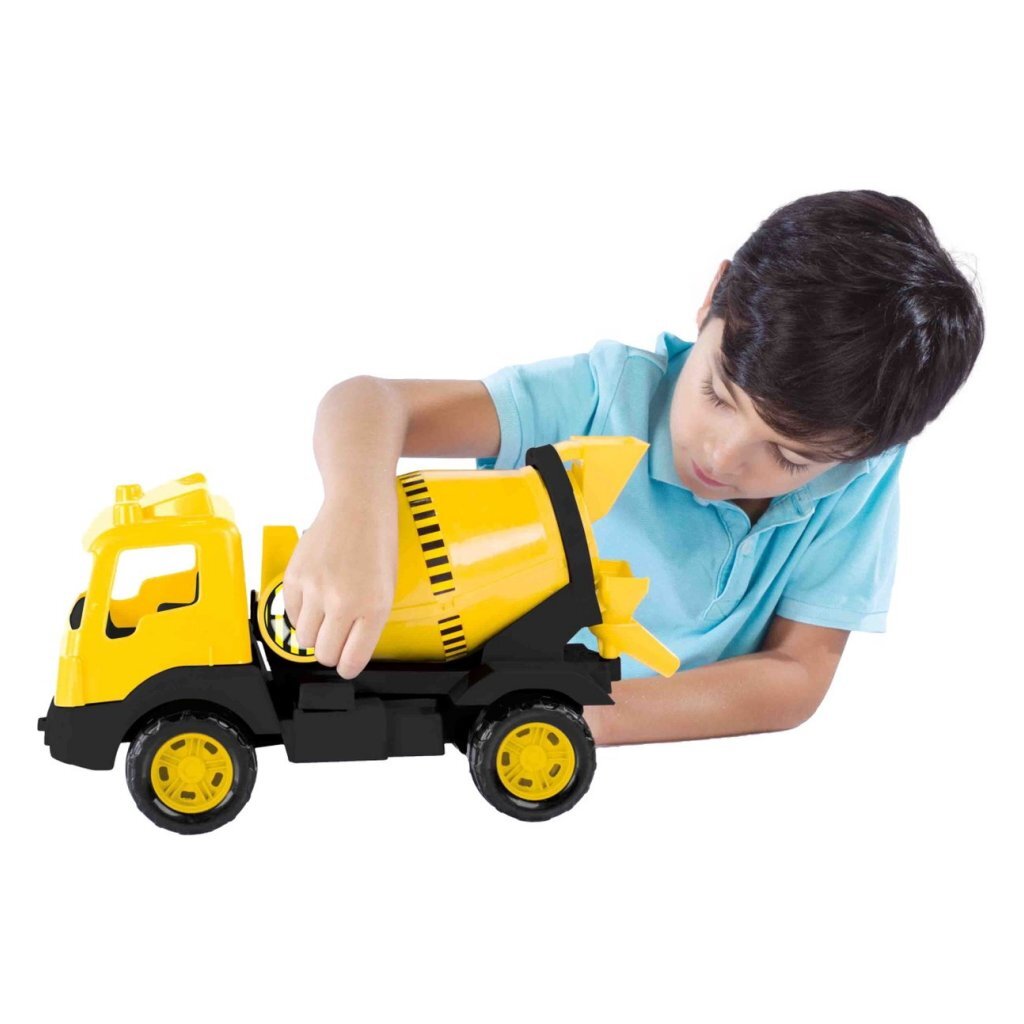 Dolu Dolu en béton mélangeur jaune noir