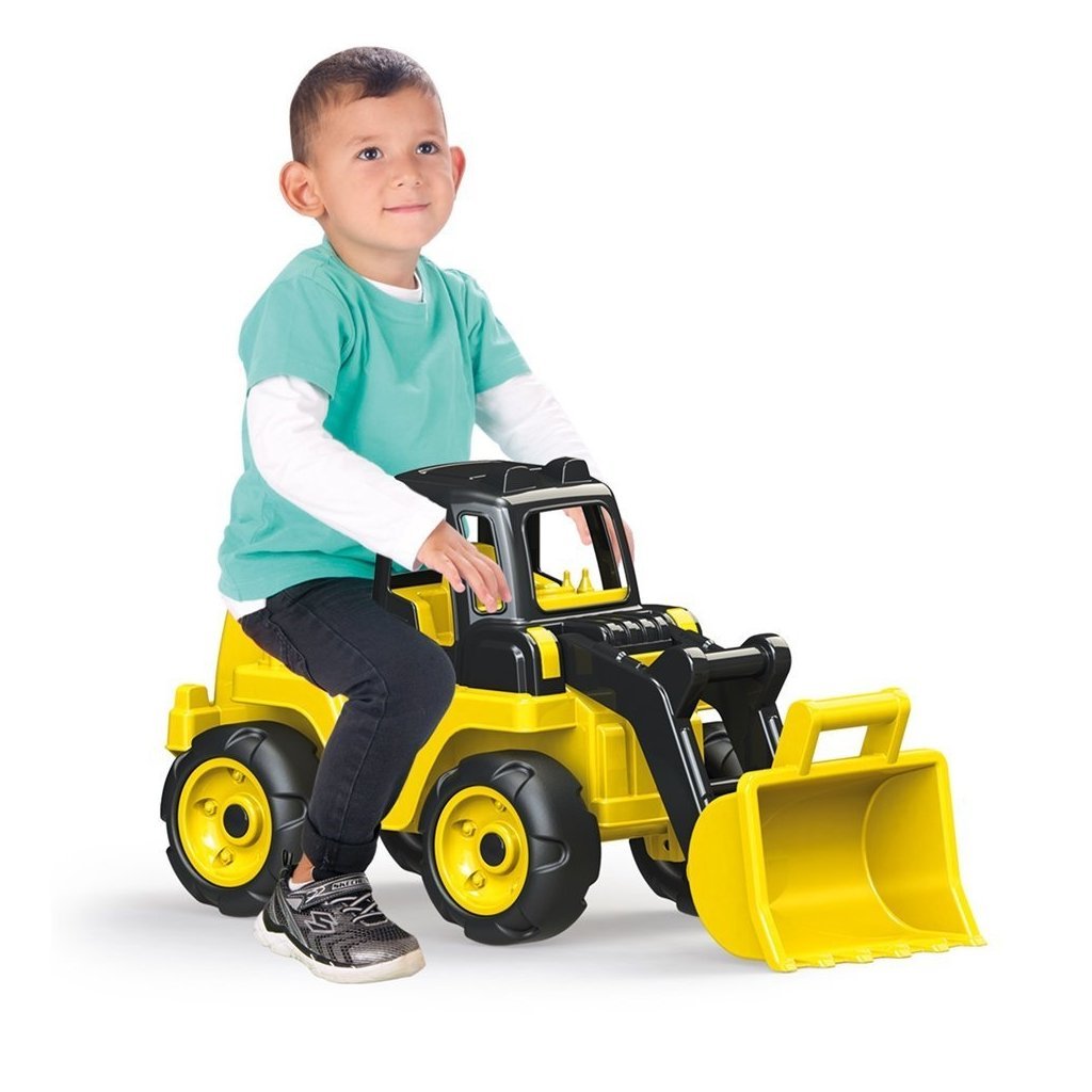Dolu Dolu Max Bulldozer Walking Car 36x72x31 cm Jaune noir