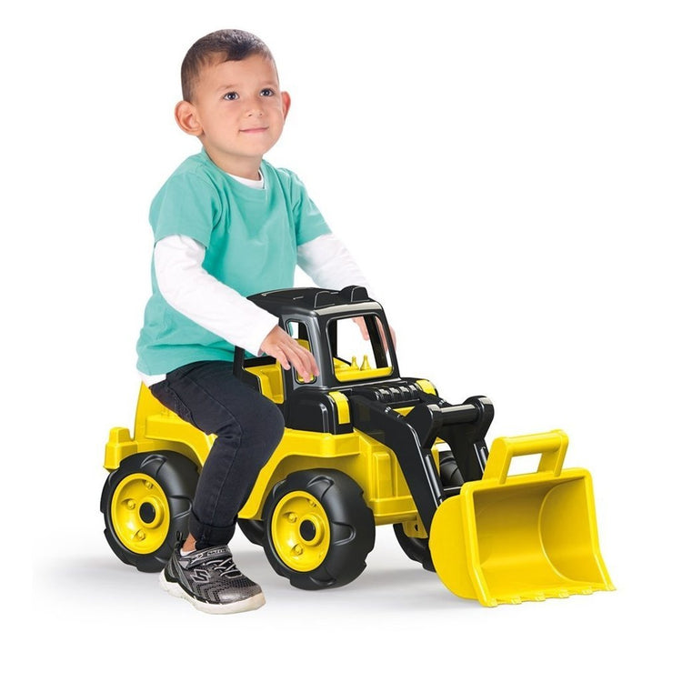 Dolu Dolu Max Bulldozer Walking Car 36x72x31 cm Jaune noir