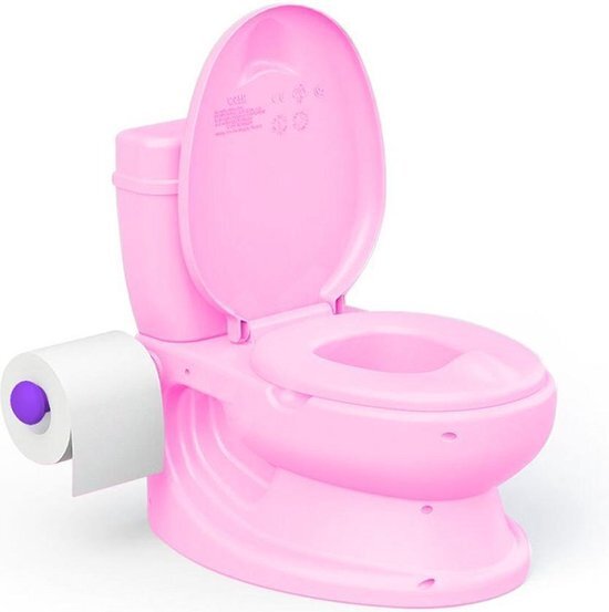 Dolu Dolu Toilet pour enfants éducatifs avec du son rose