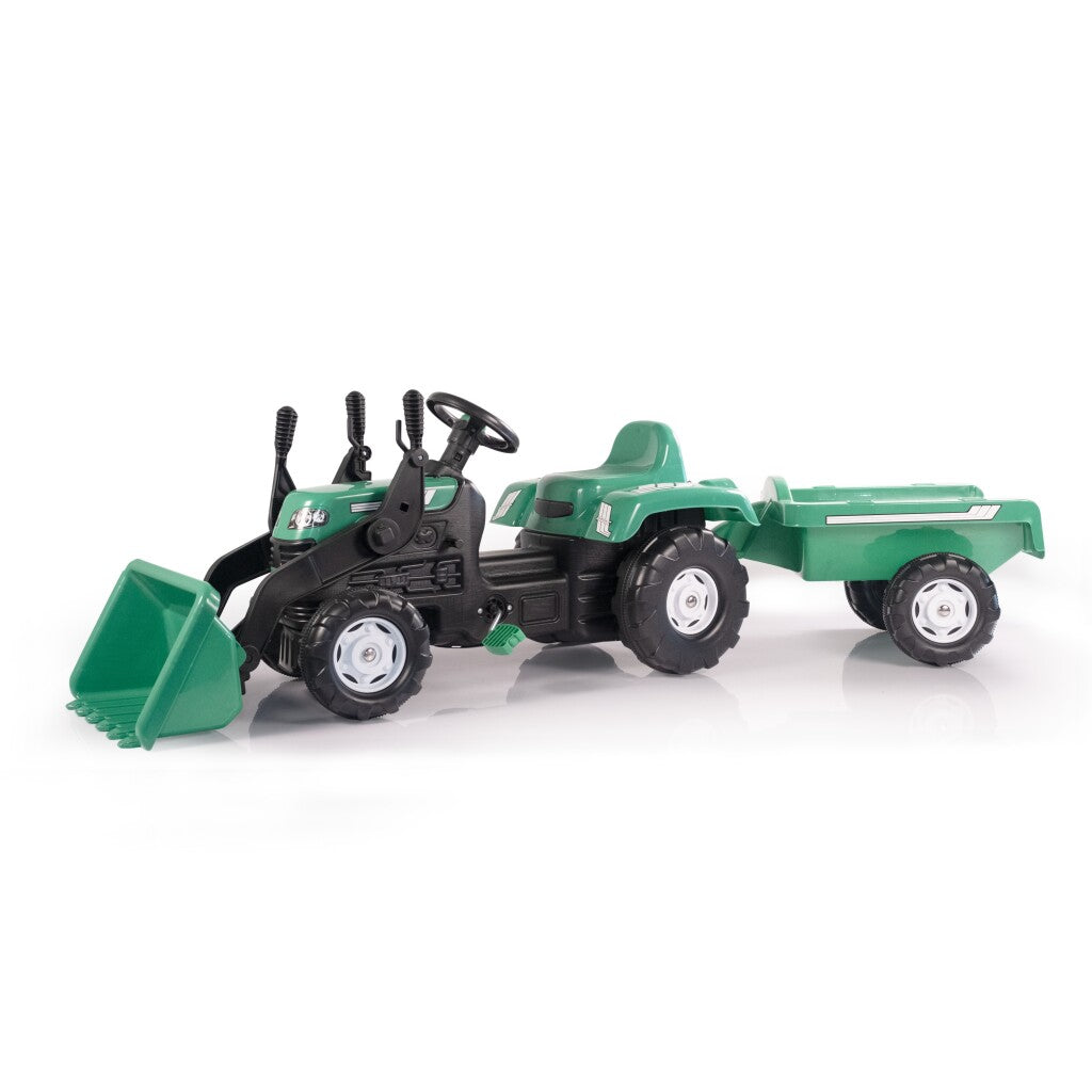 Excavatrice de tracteur à pédale Dolu Dolu + Green de remorque
