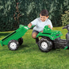 Excavatrice de tracteur à pédale Dolu Dolu + Green de remorque