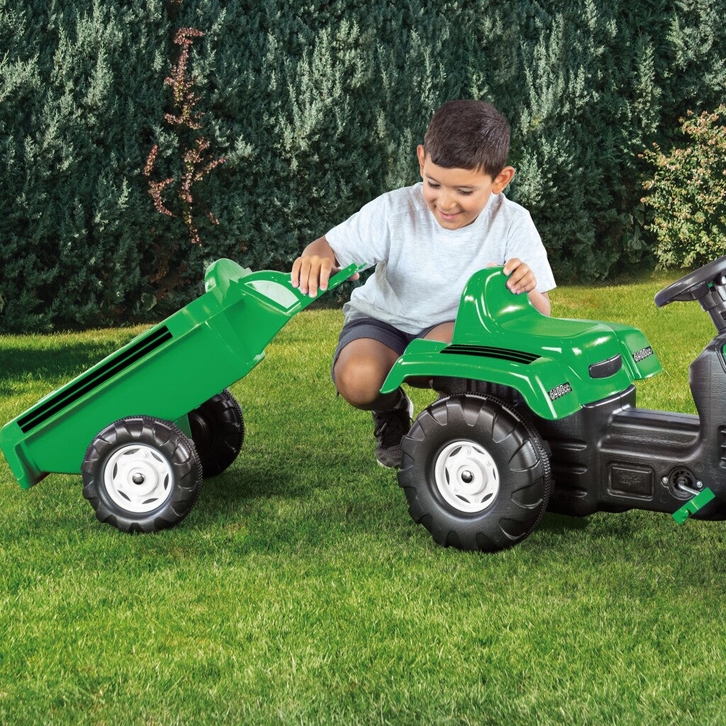 Excavatrice de tracteur à pédale Dolu Dolu + Green de remorque