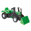 Tracteur d'escalier Dolu Ranchero avec une corne de chargeur frontal noir