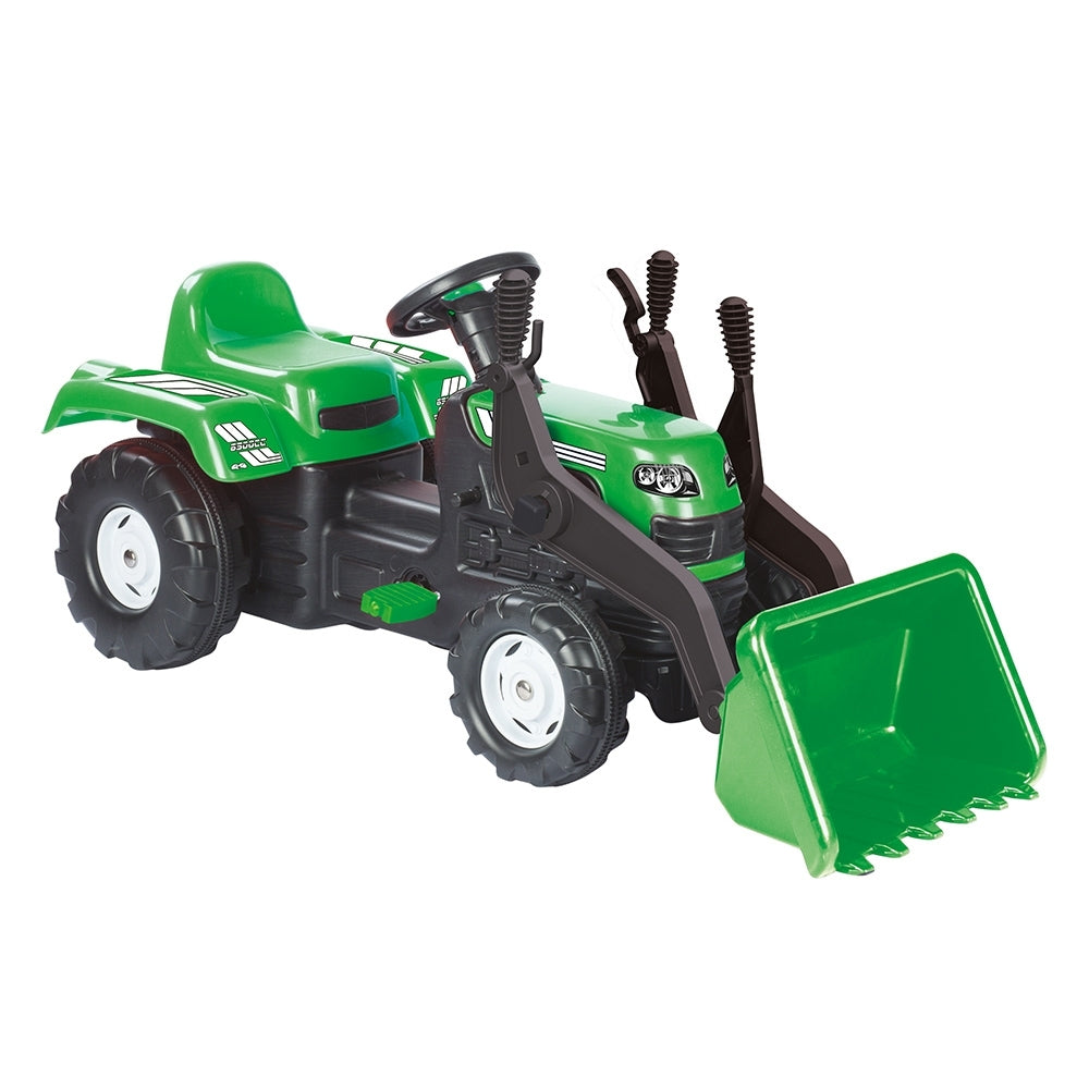 Tracteur d'escalier Dolu Ranchero avec une corne de chargeur frontal noir