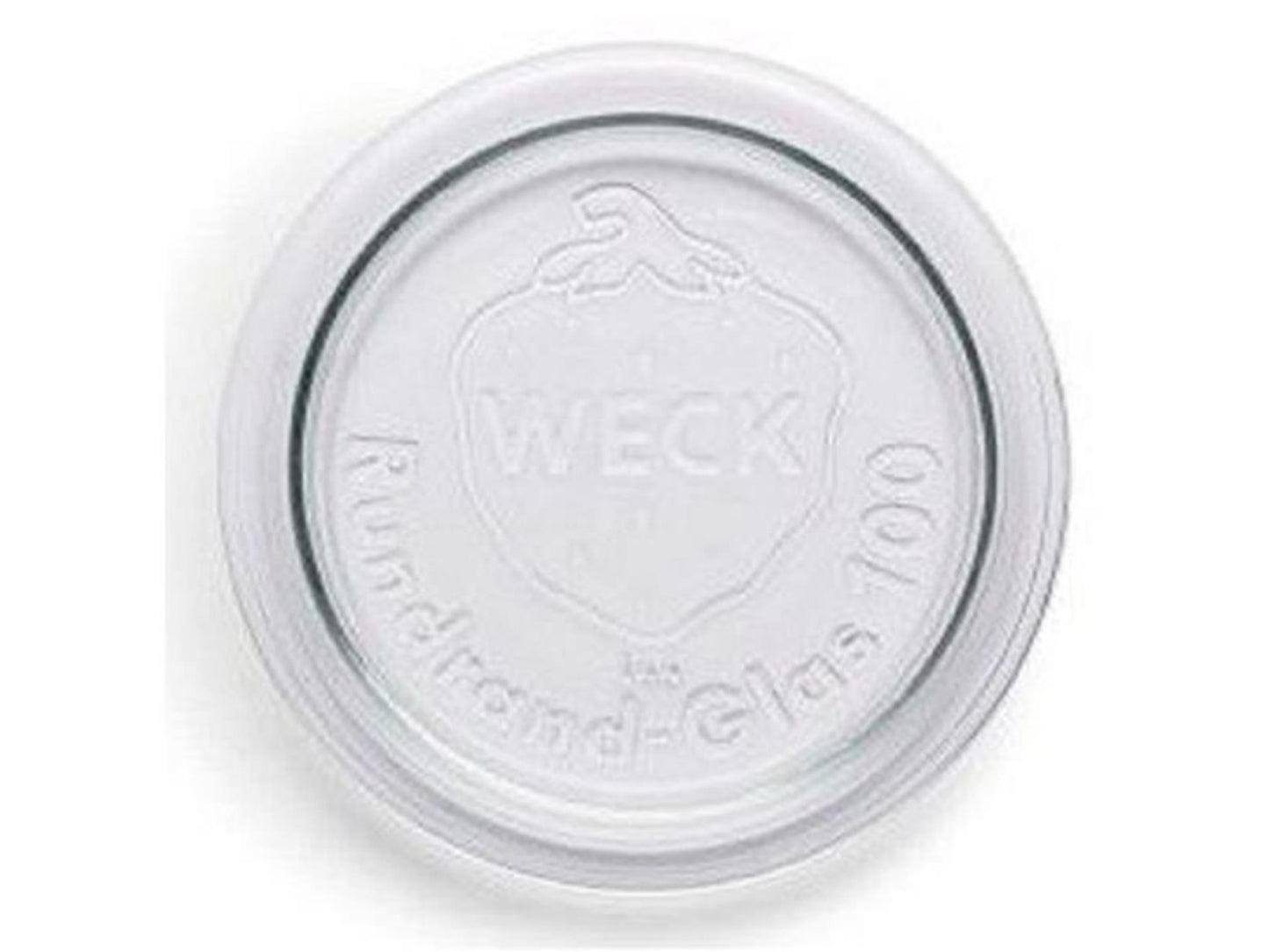 Weck couvercle bord rond verre 100