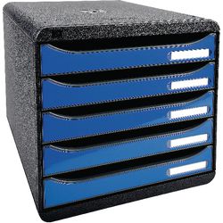 Commode exocompta big-box en polystyrène 5 tiroirs