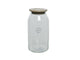 Vase Decoris verre ø11-h20cm couvercle arrangement