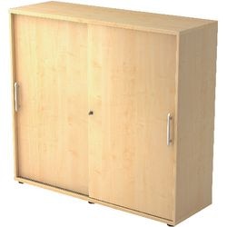 Bach armoire à portes coulissantes Hammerer 1753s re mélamine 120x40x110cm érable