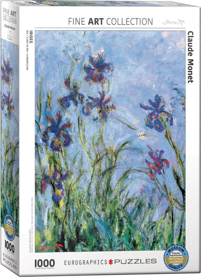 Eurographics - iris (détail) [iris (détail)] - claude monet - 1000 pièces 48×68cm (l×h) - puzzle d'art