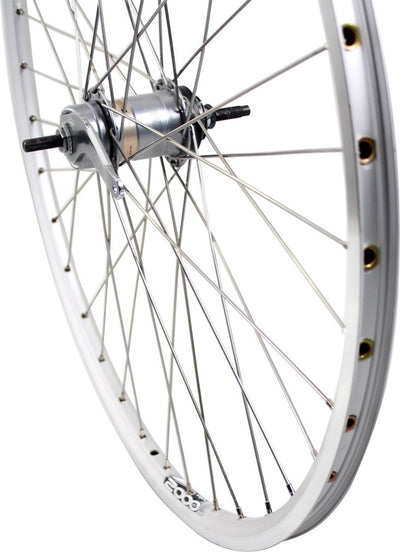 Roue arrière Roland 28 Nexus 3 RN ZAC2000 en argent en acier inoxydable SPK