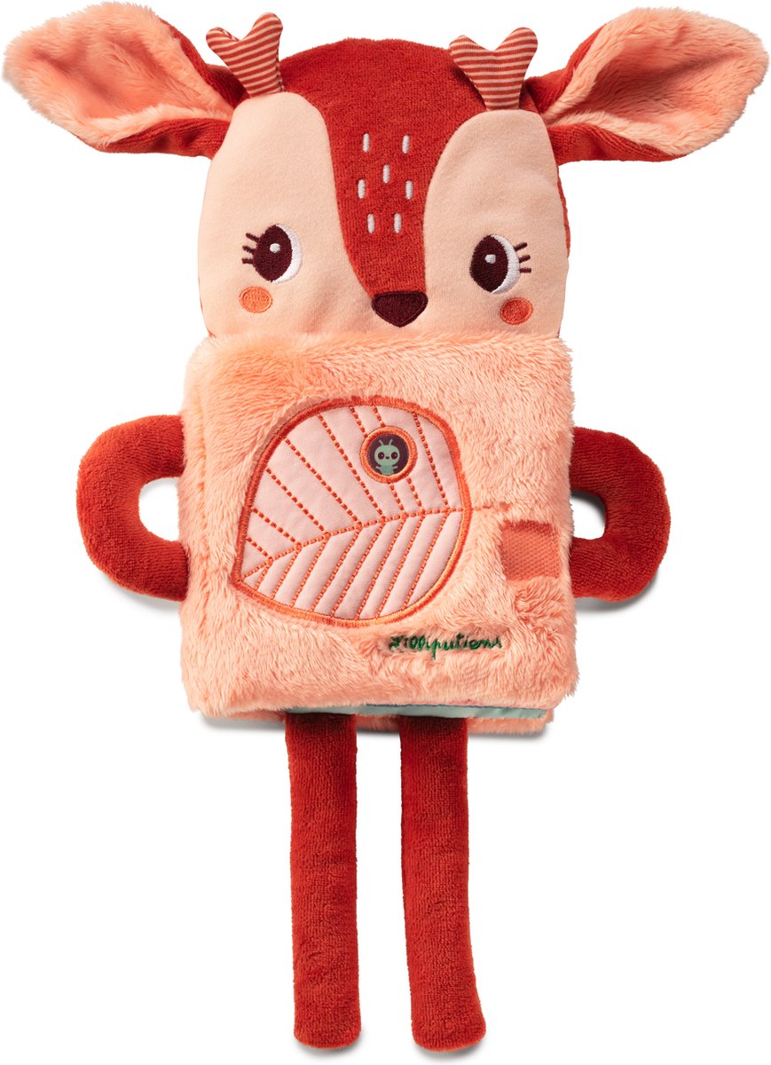 Lilliputiens - Livre peluche - Stella le cerf