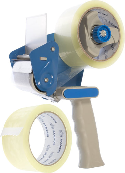 Dévidoir de ruban adhésif pour mairie - avec 2 rouleaux de ruban adhésif PP - 48 mm x 66 m - rd-351147-set