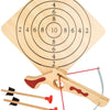 Ensemble de jeux d'arbalète en bois petit pied