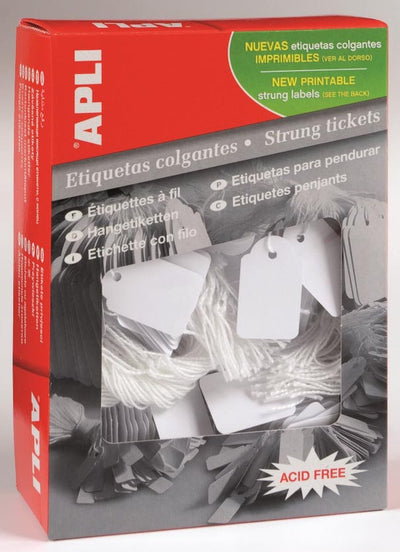 Étiquettes en fil Apli - 22 x 35 mm - 500 pièces