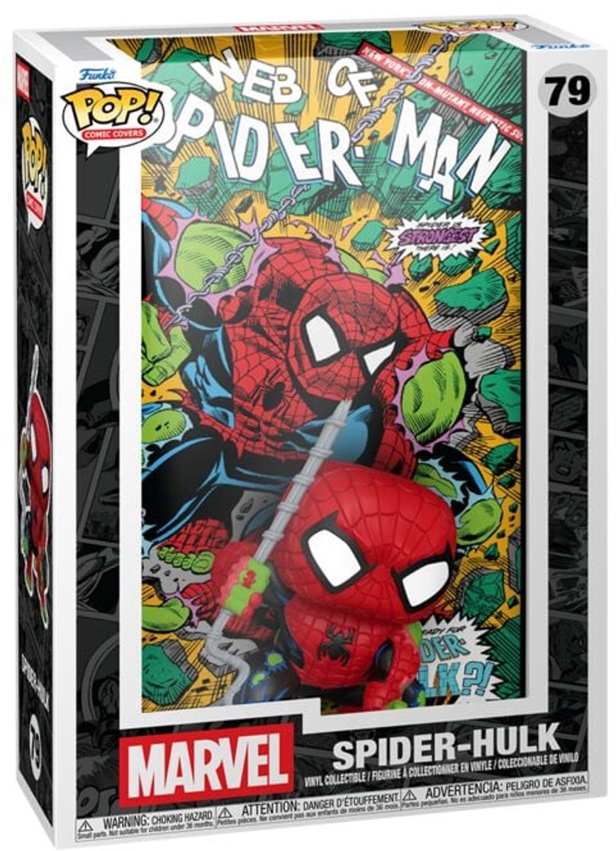 Funko Spider-Man Spider-Hulk (couvertures de bandes dessinées) figurine en vinyle 79 pop unisexe ! - neutre - standard