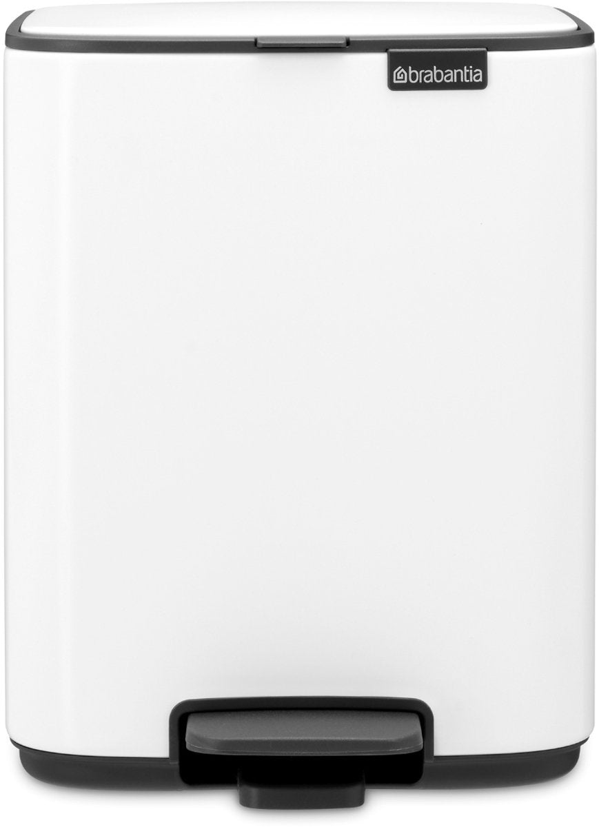 Poubelle à pédale Brabantia bo - 7 litres - salle de bain - blanc