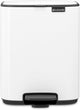 Poubelle à pédale Brabantia bo - 7 litres - salle de bain - blanc