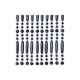 Wicotex rideau anti-mouches perla 100x240cm gris - afbeelding 1